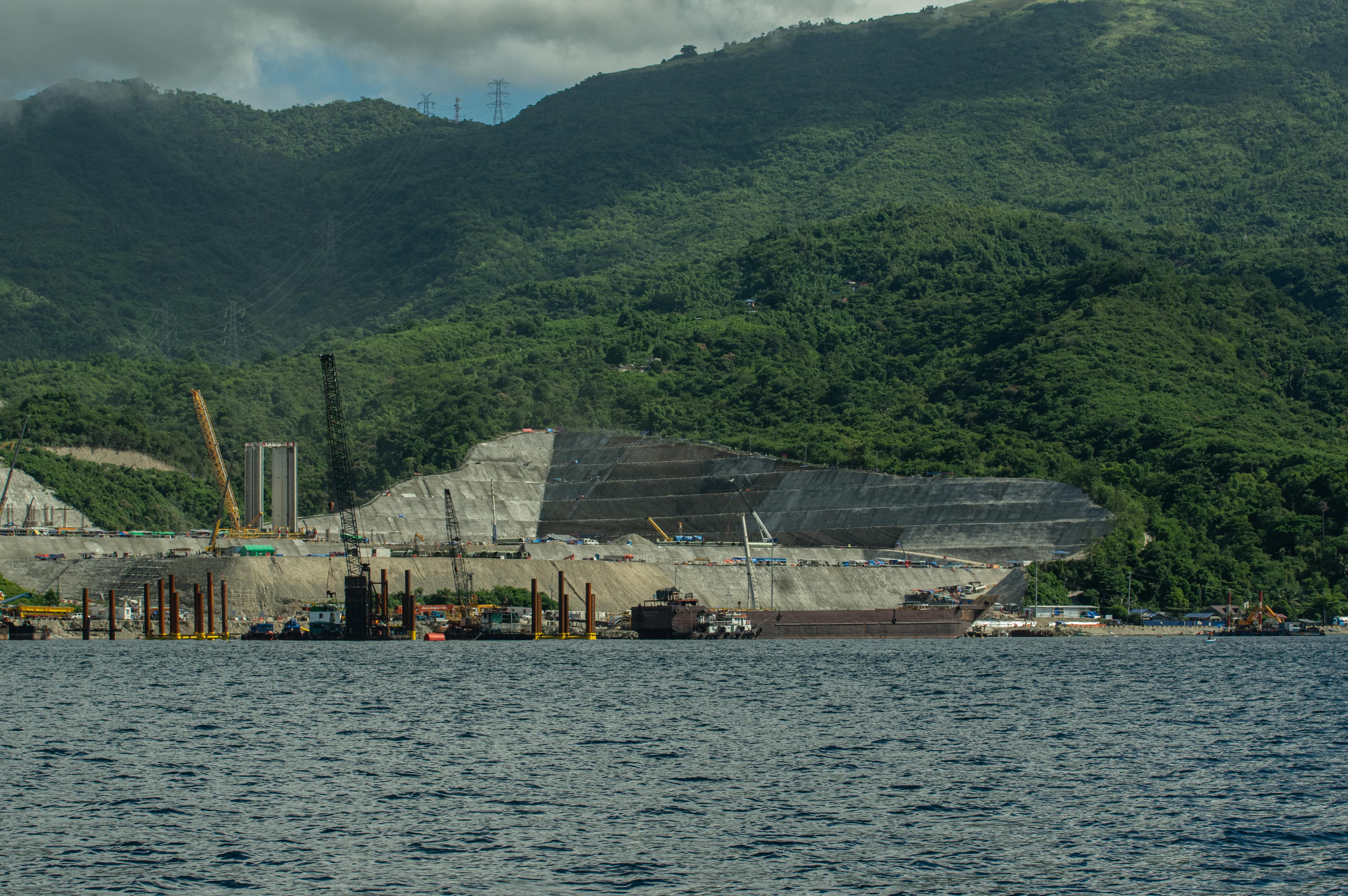 Power plant expansions in Ilijan, Batangas City as seen on Sept. 8, 2022.